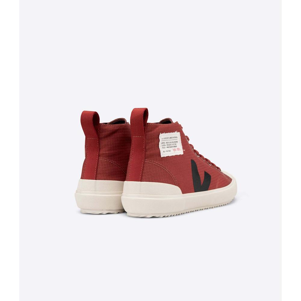 Men's Veja NOVA HL RIPSTOP High Tops Red | ZA 102GSO